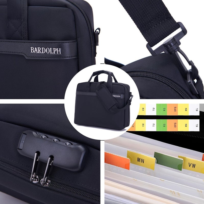 BARDOLPH Heavy Duty Accordian File Organizer with Handle - Image 4